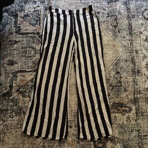 ABERCROMBIE & FITCH Stripped Linen Pants - Size M